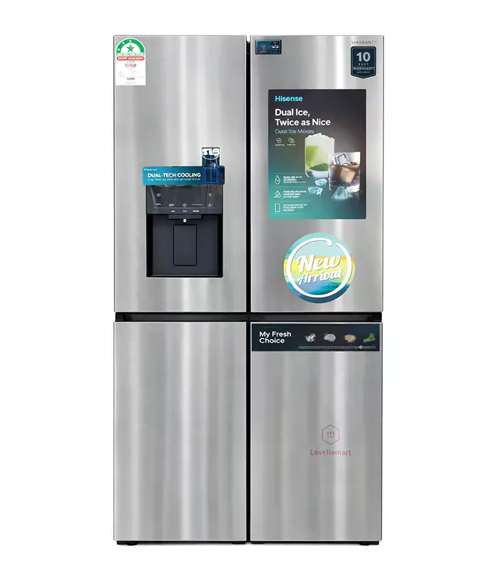 Hisense 4 Door Fridge 470L REF470DRZ -NO Frost- with Water & Ice Dispenser Hisense 4 Door Fridge 470L REF470DRZ -NO Frost- with Water & Ice Dispenser - Image 1