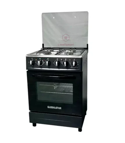 Globalstar Standing Cooker 3 Gas+ 1 Electric 60X60 With Electric Oven