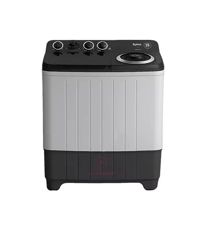 Syinix Twin Tub Washing Machine-SWMTT10KB Syinix 10KG Twin Tub Washing Machine-SWMTT10KB - Image 1