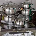 Edenberg 12-piece stainless steel cookware set - 6Pots + 6Lids