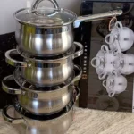 Edenberg 8-piece stainless steel cookware set  - EB-3717 - 4Pots+ 4Lids