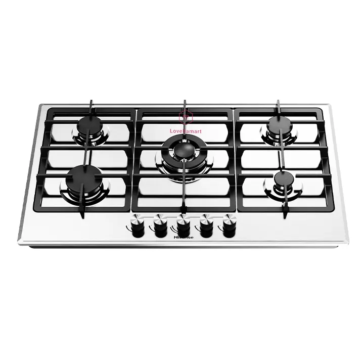 Hisense 90cm HGH951SS01 5 burners built in hob Hisense 90CM HGH951SS01 5 Burners Built-In Gas Hob - Image 1