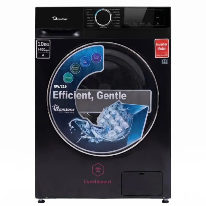 Ramtons 10kg wash 7kg Dry Front Load Washing Machine RW219 Ramtons 10/7KG RW/219 Wash & Dry Fully Automatic Washing Machine - Image 1