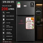 SmartPro 206L SFR-250-DTI Double Door Direct Cool Refrigerator