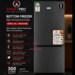 SmartPro 300L SFR-400-DBI Bottom Freezer No-Frost Refrigerator