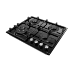 Hisense 60cm HHU60GAGB 4 Gas Built-In Hob Black - Image 2